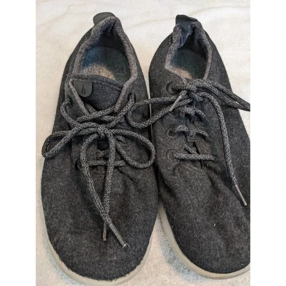 Allbirds Men's Charcoal Wool Runners Size 12 - Picture 2 of 5